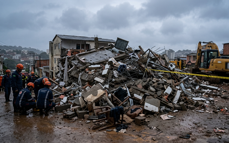 Última vítima de desabamento em lar de idosos é encontrada em Belo Horizonte