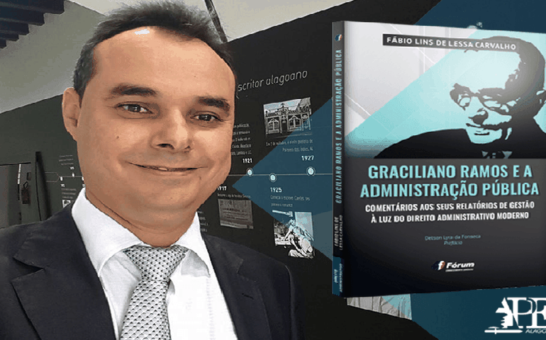 Procurador Fábio Lins lança livro sobre vida de Graciliano Ramos na Administração Pública