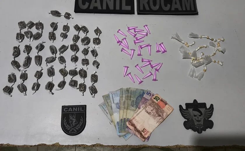 Homem é preso por tráfico de drogas durante operação conjunta em Arapiraca