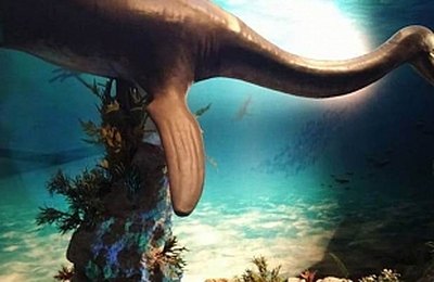 Exposição gratuita “Gigantes Marinhos” recria no Parque Shopping mundo pré-histórico submerso