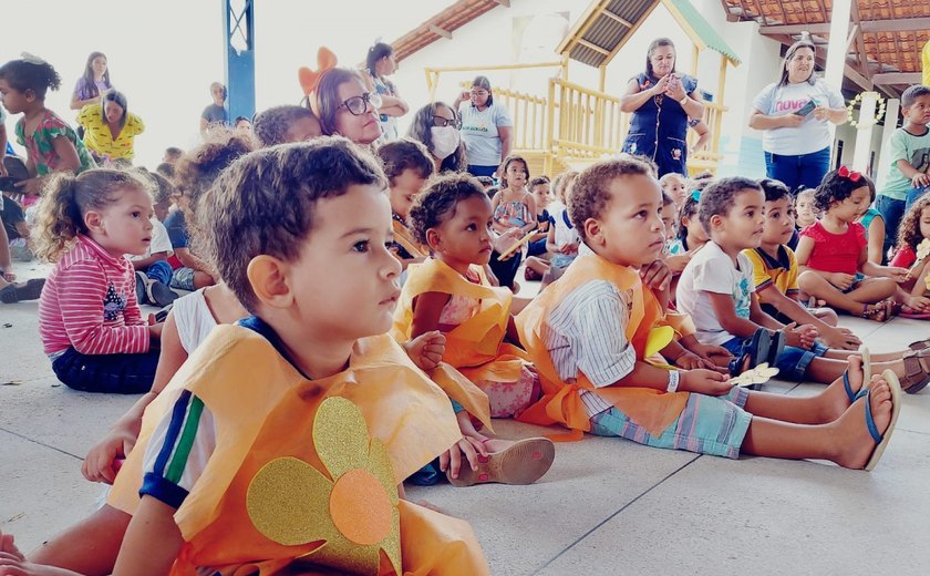Com ações lúdicas e de conscientização, Centros de Educação Infantil são contemplados com o Maio Laranja