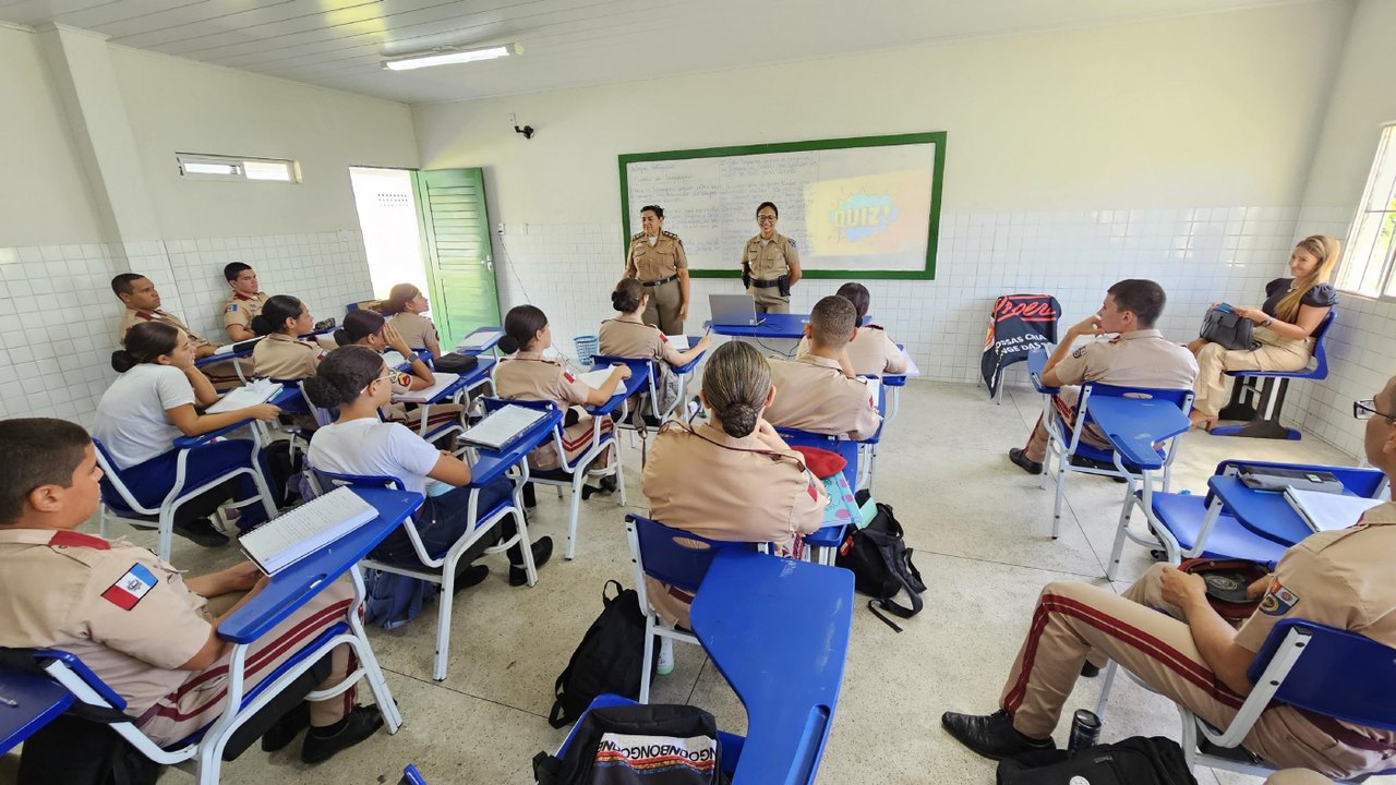 Gerência do Proerd e PM implantam currículo para Ensino Médio em Alagoas