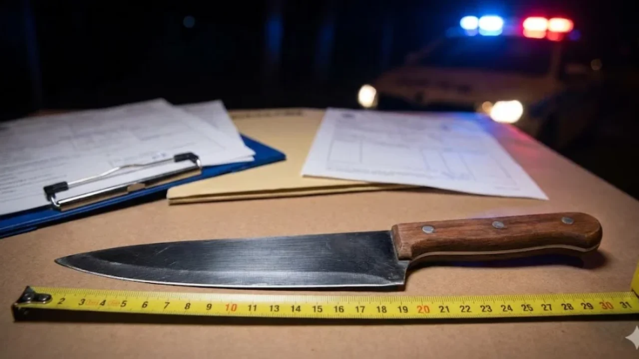 PM evita tragédia no Manoel Teles e apreende homem com faca de 30 cm na cintura