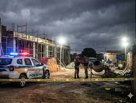 Tragédia em Branquinha: briga entre operários termina em morte; polícia acha 28 armas na casa do assassino