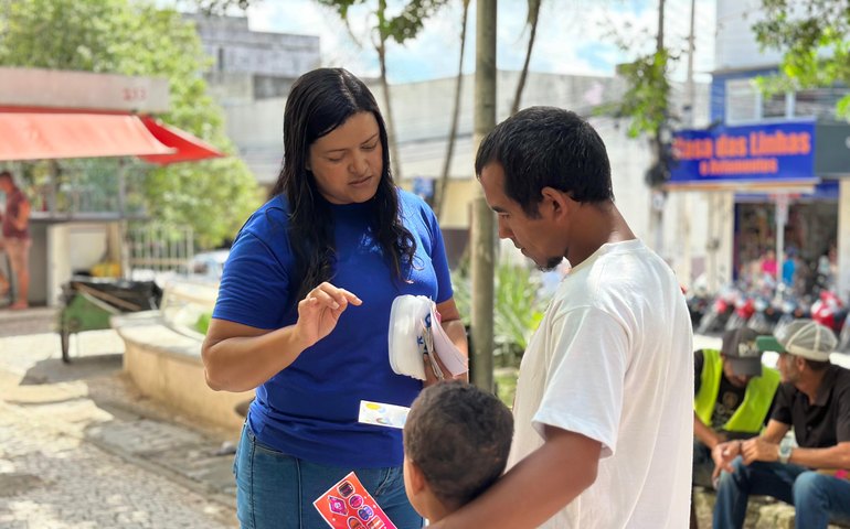 Prefeitura realiza ação de combate ao trabalho infantil no Centro de Arapiraca