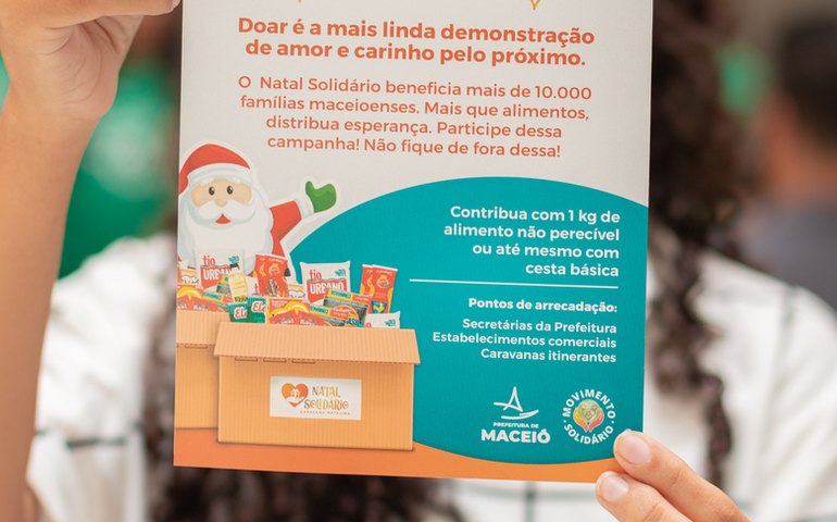 Natal Solidário: Saúde recebe ‘caravana’ para arrecadação de alimentos