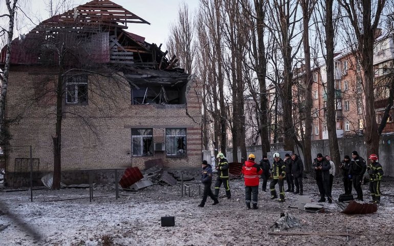 Ucrânia abate 14 drones em novo ataque russo