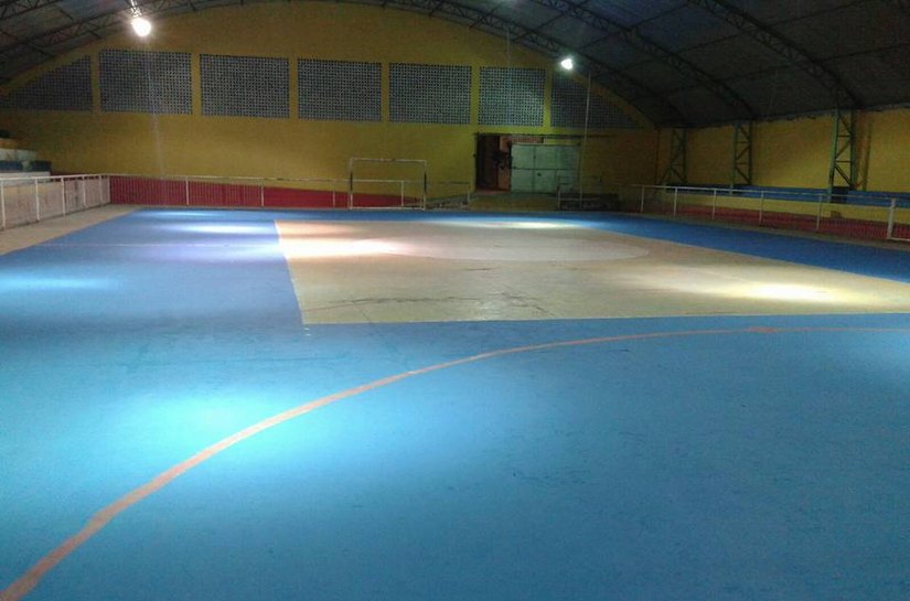 Ginásio de esportes de Pilar recebe reparos da prefeitura