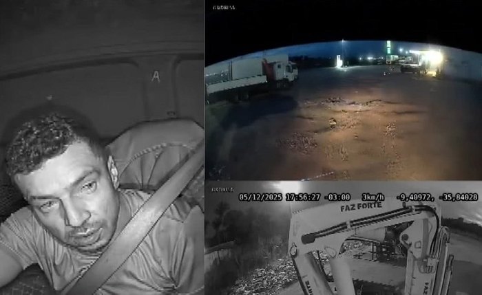 Caminhoneiro Elcio Carlos Francisco Bueno, 41, foi encontrado com vida