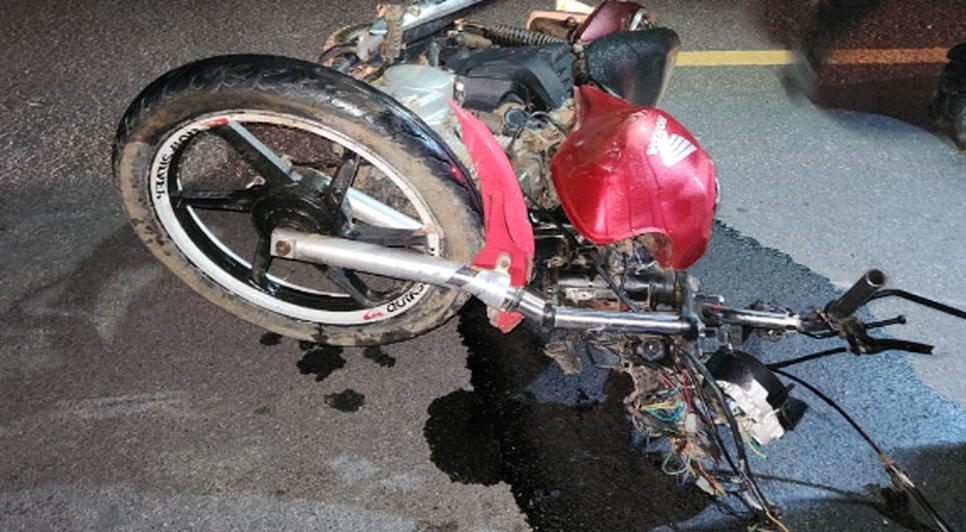 motocicleta / Foto: Reprodução: Foto PM