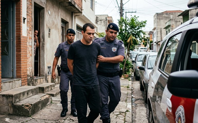 Homem é preso após tentar matar irmã e cunhado a golpes de facão em São Paulo