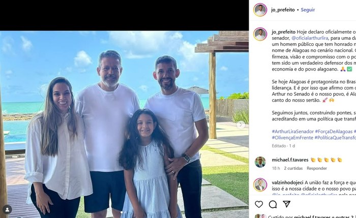 Apoio vindo de um aliado histórico do MDB sinaliza avanço de Lira sobre bases Calheiristas em Alagoas Apoio vindo de um aliado histórico do MDB sinaliza avanço de Lira sobre bases Calheiristas em Alagoas