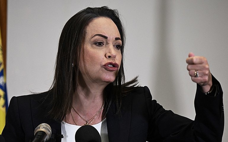Venezuela: líder da oposição, Corina Machado é solta logo após ser detida