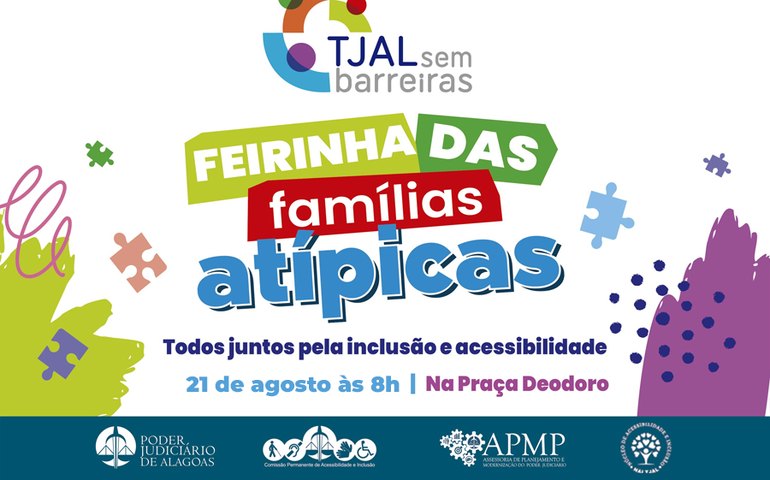 TJAL realiza Feirinha das Famílias Atípicas na próxima quinta (21)