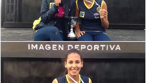 Duda e Elize vencem segunda etapa consecutiva do Sul-americano de vôlei de praia na Argentina / Foto: Facebook