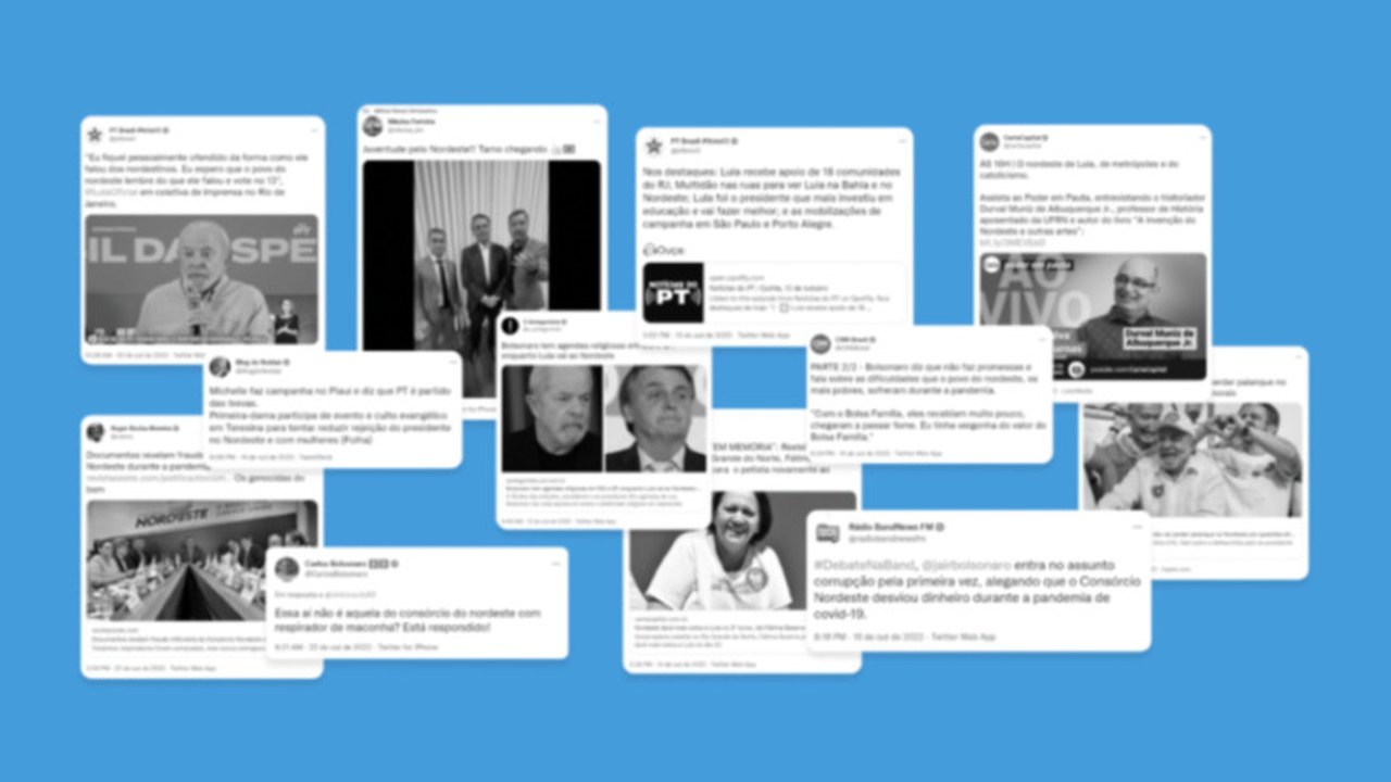 Conheça os temas sobre o Nordeste que ganharam as redes na reta final das Eleições