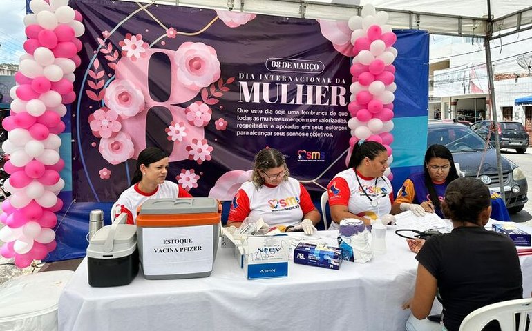 Secretaria de Saúde e de Assistência Social realizam ações em alusão ao Dia da Mulher em Traipu