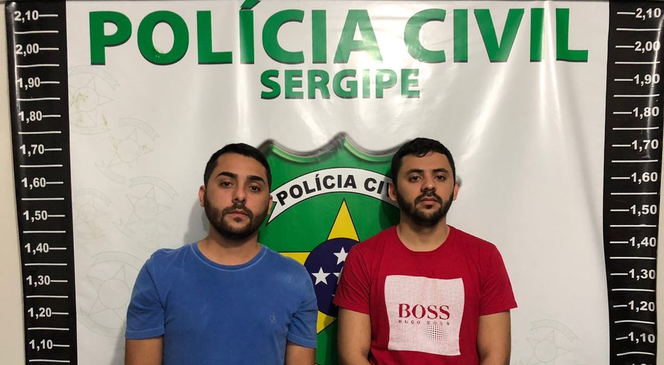 dupla tentando fraudar / Foto: SSP/SE