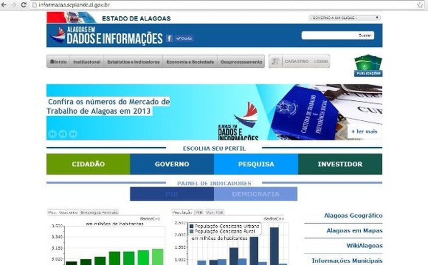 Portal Alagoas em Dados e Informações recebe premiação nacional