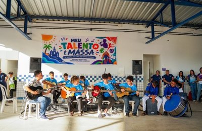 'Meu Talento é Massa' reúne apresentações artísticas de estudantes do ensino integral