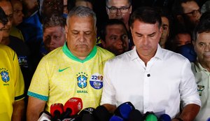 Alfredo Gaspar e Flávio Bolsonaro. / Foto: Assessoria.