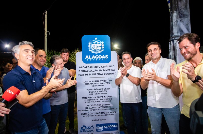 Marechal Deodoro recebe obras de pavimentação urbana e sala do Saúde Até Você Digital