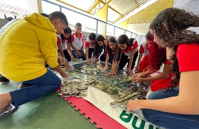Estudantes da rede pública aprendem com gincana ambiental do IMA e Semarh Penedo