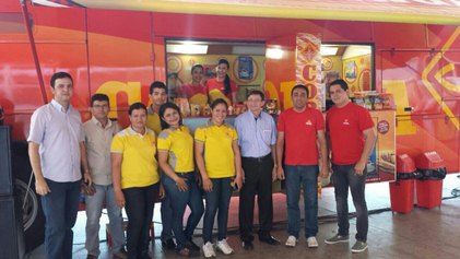 Equipe Coringa divulga produtos no Piauí