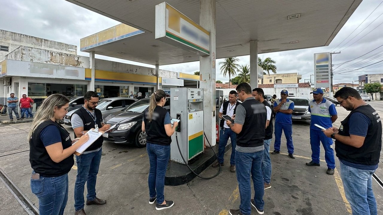 Senacon inspeciona 15 postos de combustíveis em Alagoas durante ação nacional coordenada