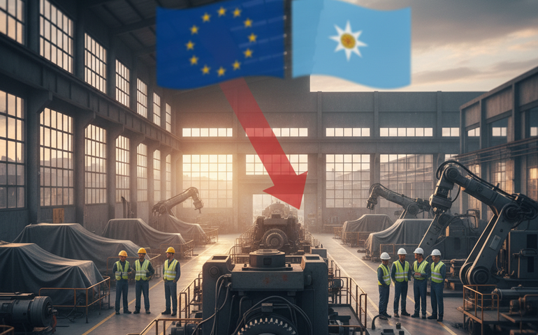 Para Abimaq, acordo Mercosul-UE representa risco à indústria de transformação