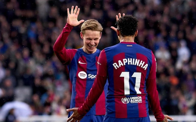 Barcelona vence Cádiz com golaço de João Félix e se mantém na vice-liderança do Espanhol