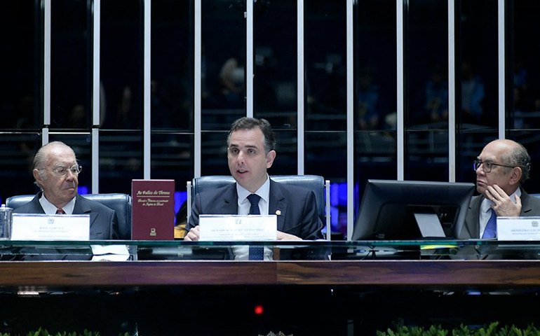 No Dia do Parlamento, Rodrigo Pacheco condena atos golpistas de 8 de janeiro
