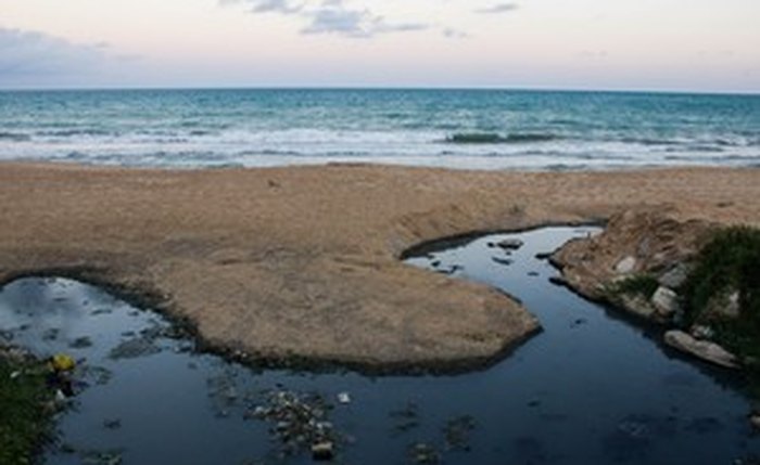 Orla de Maceió sofre com ‘línguas negras’ nas praias Orla de Maceió sofre com ‘línguas negras’ nas praias