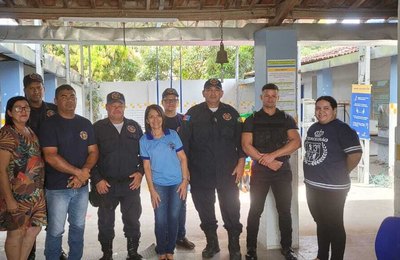 Guarda Municipal realiza ações de prevenção à violência nas escolas de Traipu 