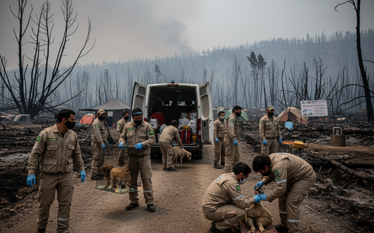 Brasil envia brigadas para salvar animais após incêndios no Chile