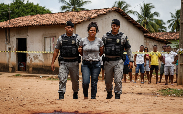 Mulher é presa após matar homem a facadas em Maceió; ela  alega legítima defesa