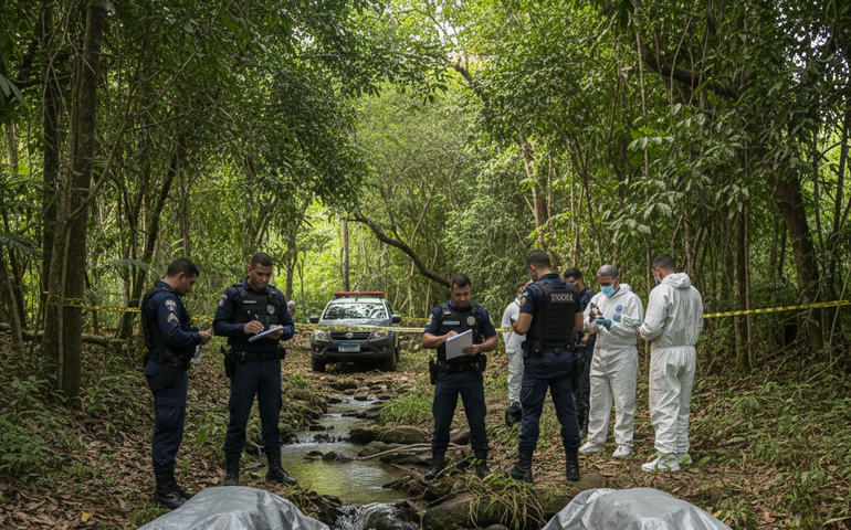 Polícia Civil investiga descoberta de dois corpos em córrego de Palmeira dos Índios