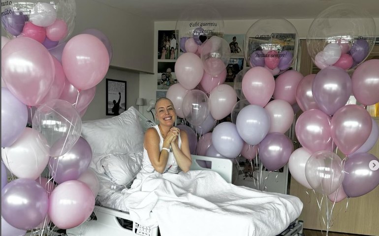 'Eu renasci': Fabiana Justus celebra sucesso do transplante de medula