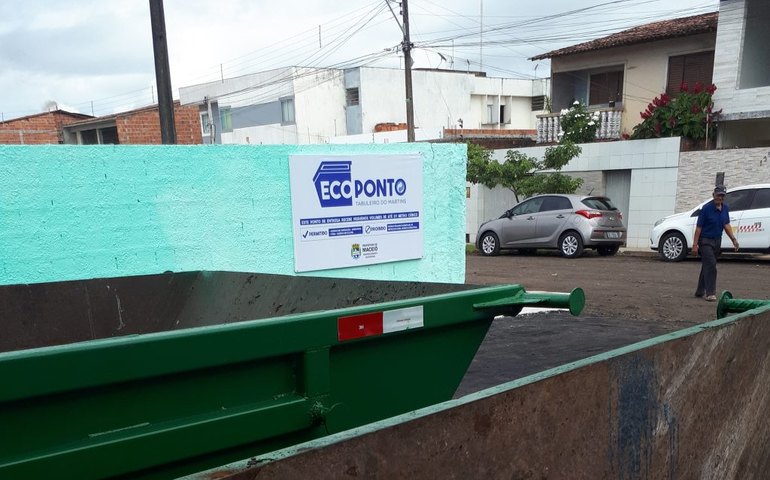 Novo Ecoponto deve reduzir pontos de lixo no Tabuleiro