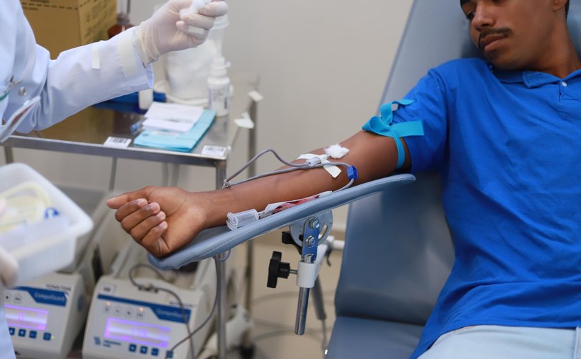 Hemoal leva equipe itinerante para coletar sangue no centro de Arapiraca nesta terça-feira