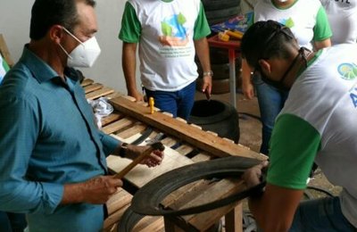 Secretaria do Meio Ambiente de Anadia amplia atividades na oficina de materiais recicláveis