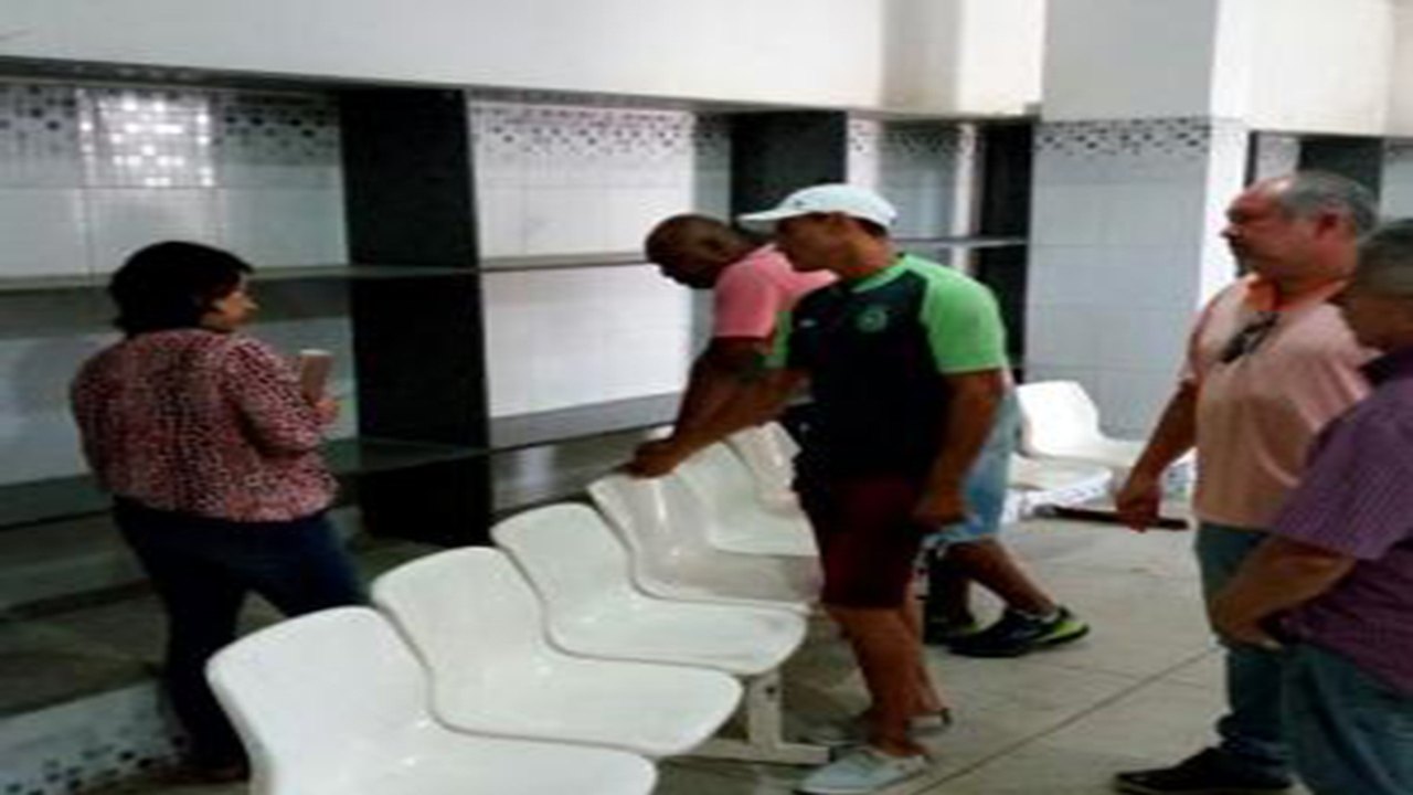 Diretoria visita o Fumeirão e faz análise de mudanças e pintura do Estádio