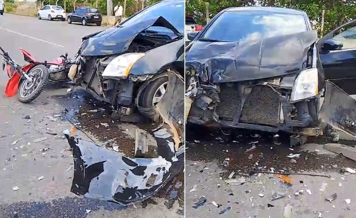 Colisão aconteceu próximo a um trevo na zona rural de Coité do Nóia