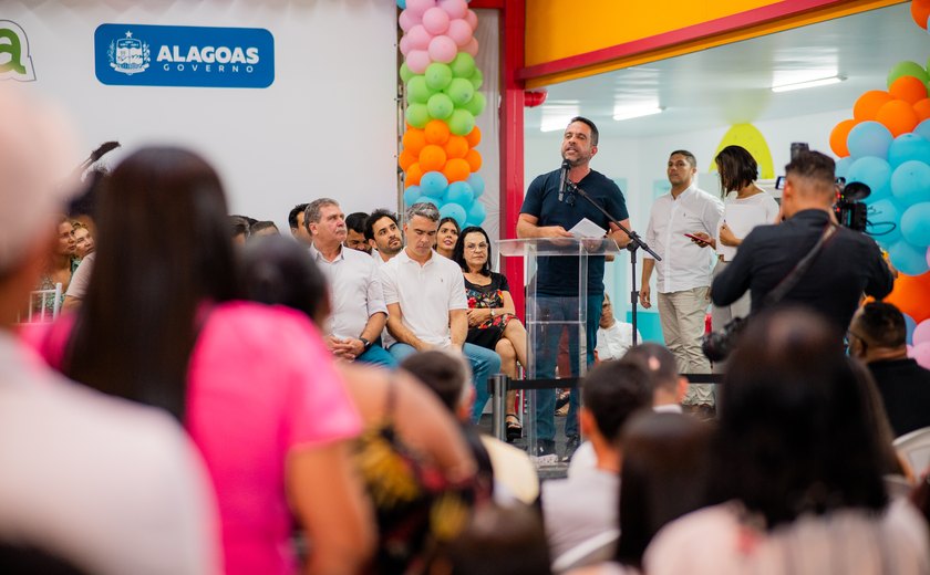 Em Branquinha, Paulo entrega 48ª Creche Cria e amplia cobertura educacional na primeira infância no estado