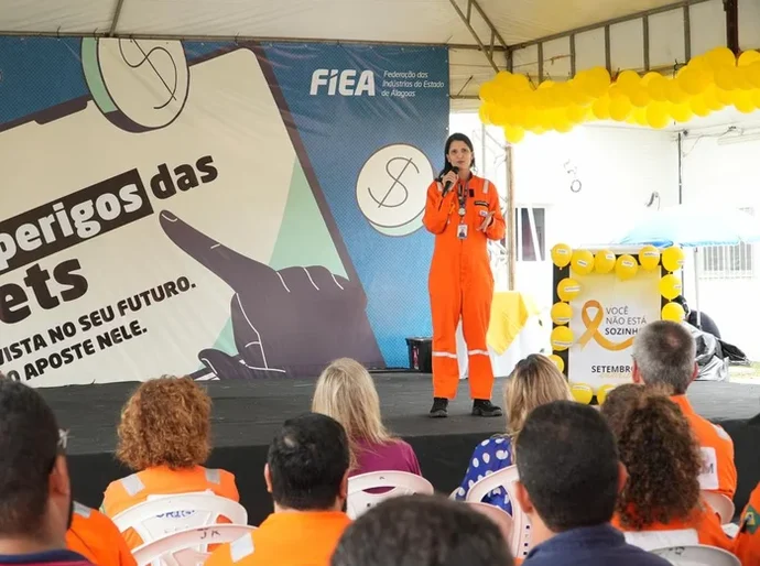 Fiea, Sesi e Senai levam campanha contra riscos das Bets às indústrias de Alagoas