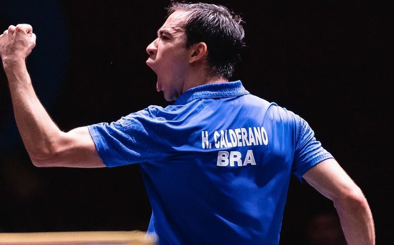 Calderano vence de novo e vai às quartas do Mundial de Tênis de Mesa