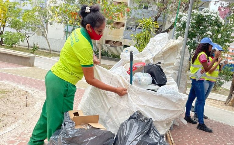 Campanha recolhe cerca de 350 kg de materiais recicláveis no entorno do Corredor Vera Arruda