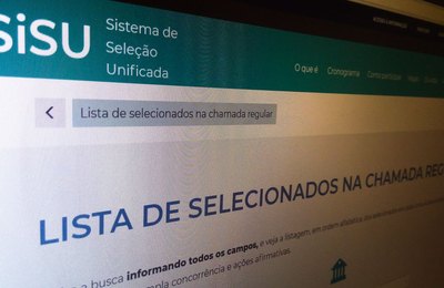 Selecionados na 1ª chamada do Sisu têm até hoje para fazer matrícula