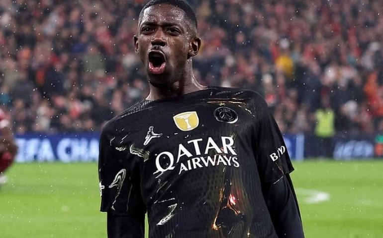 PSG derrota Liverpool com dois gols de Dembélé e avança à semifinal