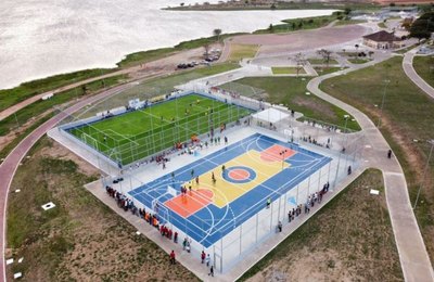  Lago da Perucaba recebe projeto de requalificação e ganha quatro modernas quadras poliesportivas
